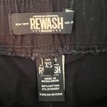 REWASH  black joggers with patch  pockets Size XS Photo 4