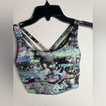 Lululemon Women Size 2 Energy Longline multicolor cross back sports bra Photo 4