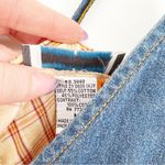 Aqua Blues Vintage Y2K Plaid Denim Mini Dress M Yellow Size M Photo 4