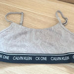Calvin Klein  CK - One Light Gray Bralette Photo 0