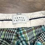 Tanya Taylor Tanya Taylor Fallon Green Houndstooth Plaid High Rise Semi Flare Pants Size 2 Photo 11
