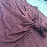 Lululemon  Women's Burgundy Sleeveless Tank Top Photo 3
