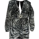 DUNDAS x REVOLVE Stardust Mini Dress in Silver Tiger Photo 1