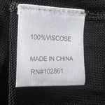 Adore Peacock Feather Print Sleeveless Cardigan Black Photo 9