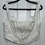 House Of CB Poppy White Cotton Corset Top Photo 3