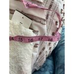 David's Bridal NWT  Ivory Empire Crinkle Chiffon Gown with Lace Applique Size 10 Photo 7