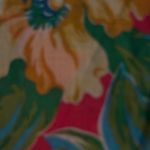 'CLUB 7 ECHO' Large Chintzy‎ Floral Scarf 30” square Red Photo 4