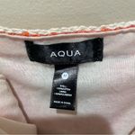 AQUA Crochet Mini Dress Multicolor Women Size Medium Granny Square Sleeveless Photo 6