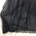 Black Lace & Nylon Sheer Long Sleep Dress & Robe Set L Size L Photo 7