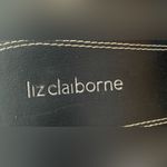 Liz Claiborne Seville leather wedge black strap chunky summer sandals size 6.5 M Photo 8