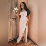 Show Me Your Mumu Jodie Dress In Show Me The Ring Luxe Satin Photo 5