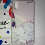 NEW!! Pink, Clear & Marble iPhone X Case Pink Photo 1