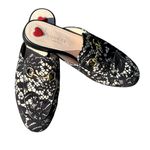 Gucci Princetown Romantic lace horsebit mules Black/Cream lace detail Size 36 Photo 1