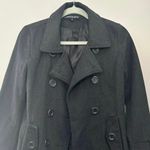 Ambiance Apparel Ambiance Apparels Women’s Black Wool-Blend Trench Coat – Size S Photo 5