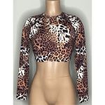 Anthropologie New. WET from L.A. Leopard rashguard. Large. Retails $108 Photo 2