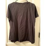 Just My Size  Women’s Short Sleeve T-Shirt Size 16W V-Neck Black Photo 6