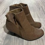 Shoes of Soul Ankle Boots with Heels, Brown Tan; 6 women’s Photo 0