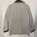 L.L.Bean PM Lined Canvas Field/Barn Chore Jacket Tan Brown Corduroy Accents Size M Photo 7