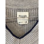 Abercrombie & Fitch Abercrombie Fitch Gray V Neck Ribbed Knit Sleeveless Cropped Vest Sweater M Photo 1