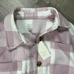 A New Day  Women's Light Pink Check Belted Shirt Jacket - Size XXL - NWT Photo 2