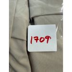 Maniere De Voir  Beige Shirt Dress Long Sleeve Button Front Chain Detail Size 10 Photo 9