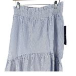NEW Tuckernuck Blue Striped eyelet Cinzia Skirt with Embroidered Hem size M Size M Photo 6