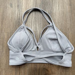 Lululemon Radiant Rhapsody Bra Size 4 Lavender Grey Photo 0