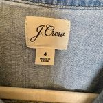 J.Crew  Blue Chambray Denim Shirt Classic Preppy Boho Western Button-Down 4 Photo 3