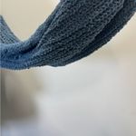 Pink Rose  Dusty Blue Cable Knit Lace-Up Sweater – Size L Photo 3