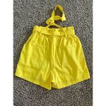 Source Unknown Women’s high waist Yellow Paper Bag shorts‎ size large Photo 3