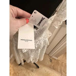 Amanda Uprichard NEW- NWT  Bailee Lace Dress White L Bridal Mini Photo 8