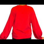 Minnie Mouse Walt Disney World Preppy Lounge Active Red Sweatshirt Top Small Photo 3