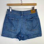 Evereve  Ever Denim Jean Utility Exposed Button Fly Stretch Shorts womens 30 Photo 6