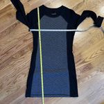 Smartwool  Quilted Long Sleeve Dress Womens‎ Diamond Peak Size XS Gray Black Photo 5