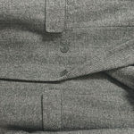 ZARA Black/Gray Removable Faux Fur Collar Blazer/Jacket(Size Medium) Photo 7