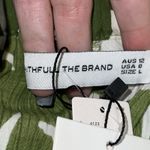 Anthropologie Faithfull the Brand Felicity Floral-print Palazzo Pants Olive Sz 8 Photo 7