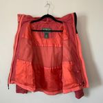L.L.Bean Coral Orange Rain Jacket Size Medium Weather Channel Exclusive Vintage Photo 1