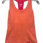The North Face  Women's Small Orange Racerback Tank Top Photo 0