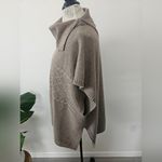 Bianca B Made In Italy Tan Cable Knit Sweater Vest Poncho Cape S/M NWT Size undefined Photo 1