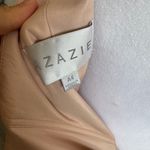 Azazie NWT  Dallas One Shoulder A-Line Chiffon Bridesmaid Dress Womens 4 Rose Photo 5