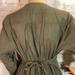Oh Baby! by Motherhood Faux Wrap Peasant Blouse L Green Size undefined Photo 6