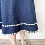 Modcloth [] Dollz & Dames Daisy May Denim Fit & Flare Retro Pinup Dress Sz Medium Photo 9