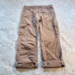 Kuhl Legendary Women’s Tan Roll-Up Snap Cargo Hiking Outdoor Pants – Size 14🧡 Photo 3