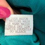 Johnny Was Embroidered T-Shirt Maxi Dress Turquoise Tribal M Boho Folk Indie Photo 11