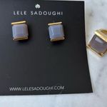 Lele Sadoughi  Gray and Gold earrings ring  Jewelry Set Photo 0