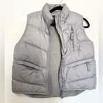 American Eagle VTG  puffer lilac vest athletic gym outdoors large Photo 0