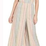 Show Me Your Mumu Small Dunaway Jumpsuit Romper Capris Striped V-Neck Sleeveless Photo 0