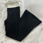 Edikted  Black White Contrast Fold Over Low Rise Flare Pants Leggings XL Photo 3