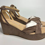 Dirty Laundry  DL Dive In Platform Wedge Sandal in Dusty Taupe Photo 0