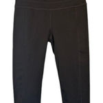 prAna  Black Athletic Cropped Capri Stretch Running Capris Women Sz M Photo 0